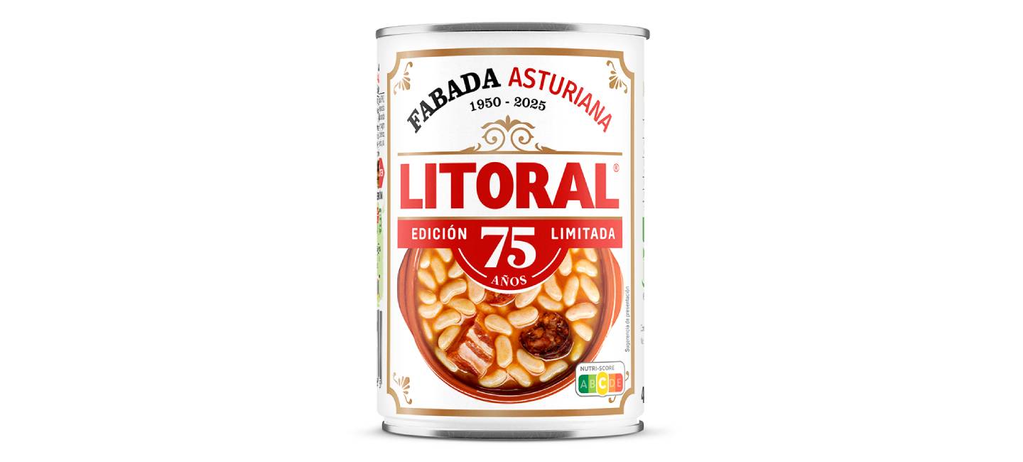 Lata de Litoral edición limitada para el 75 aniversario