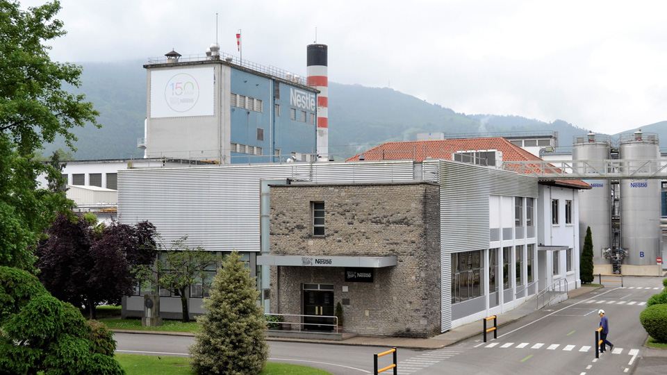 Fabrica de Nestlé en Cantabria