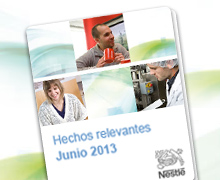 Vista previa del PDF: Datos relevantes de Nestlé en 2013