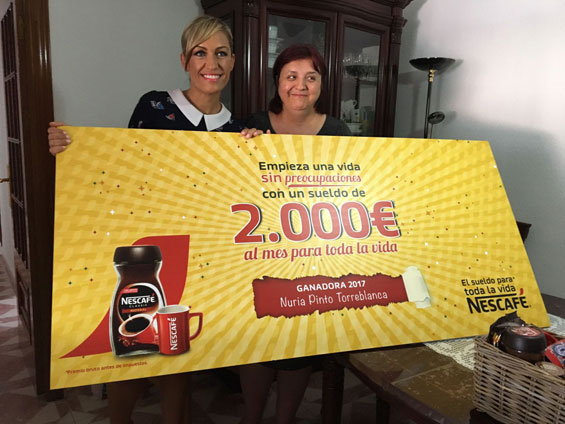 Ganadora del Sueldo