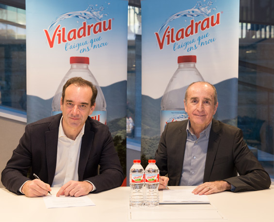 VILADRAU, agua oficial de la Media Maratón y la Maratón de Barcelona