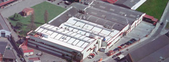 Imagen aérea del Centro de producción de Gijón