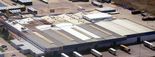 Imagen aérea del Centro de producción de Miajadas