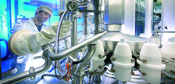 Científico en el laboratorio