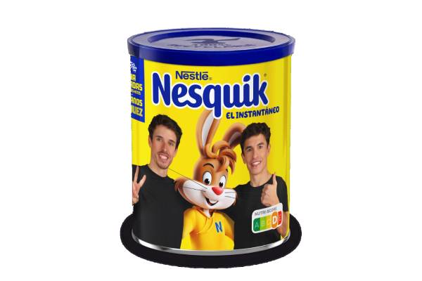 Lata edición limitada Nesquik hermanos Márquez