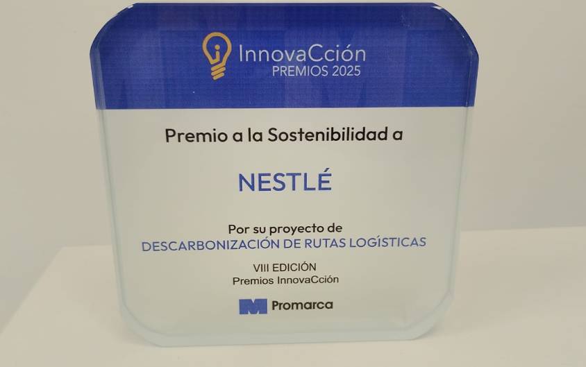 Placa del premio InnovaCción de Promarca