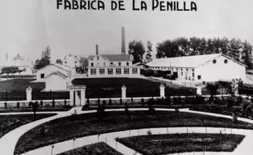 Antigua fotografía de la Fábrica de La Penilla