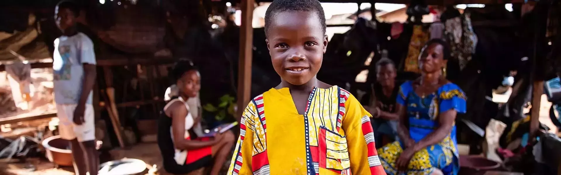 Niño sonriendo