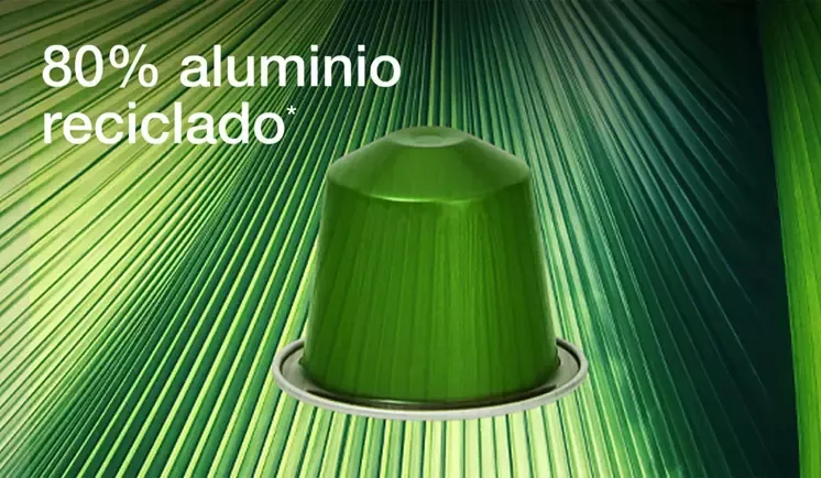 80% aluminio reciclado