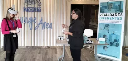 Realidad virtual trabajadores Nestlé