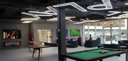 Social Area de las oficinas centrales de Nestlé en Esplugues de Llobregat (Barcelona)