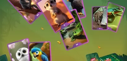 Muestra de algunos NFTs de Nestlé Jungly