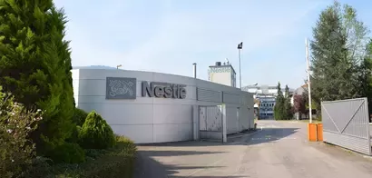 Fábrica Nestlé en La Penilla de Cayón (Cantabria)