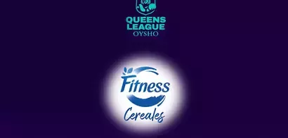 Logo Queens League y Cereales Fitness