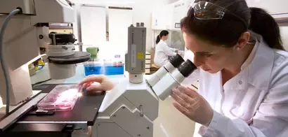 Científicos en un laboratorio