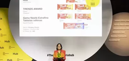 La gama de tabletas de chocolate rellenas de NESTLÉ EXTRAFINO, galardonada con tres premios Innoval 