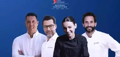 Jurados de la final regional de la S.Pellegrino Young Chef Academy Competition