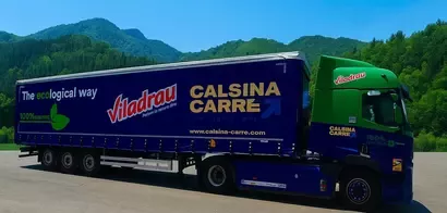 Viladrau apuesta por un nuevo tráiler 100% eléctrico en su cadena logística
