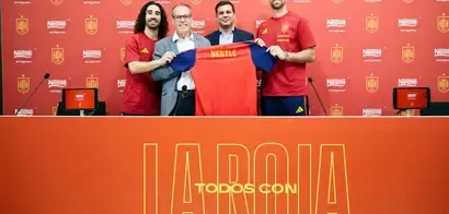 Cucurella, Jordi Llach, Álvaro de Miguel, Unai Simón