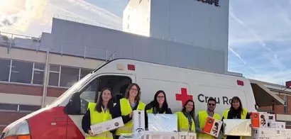Donación de 13.000 cápsulas de café de NESCAFÉ DOLCE GUSTO por parte de la fábrica de Nestlé en Girona