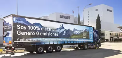 Camión Nestlé 100% eléctrico