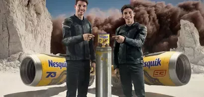 Nueva campaña de Nesquik con los hermanos Márquez