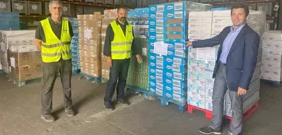 Donación realizada por la fábrica Nestlé La Penilla en Cantabria