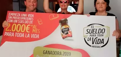 Ganadora Sueldo para toda la vida de Nescafé 2019