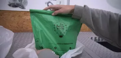 Bolsa verde Nescafé Dolce Gusto