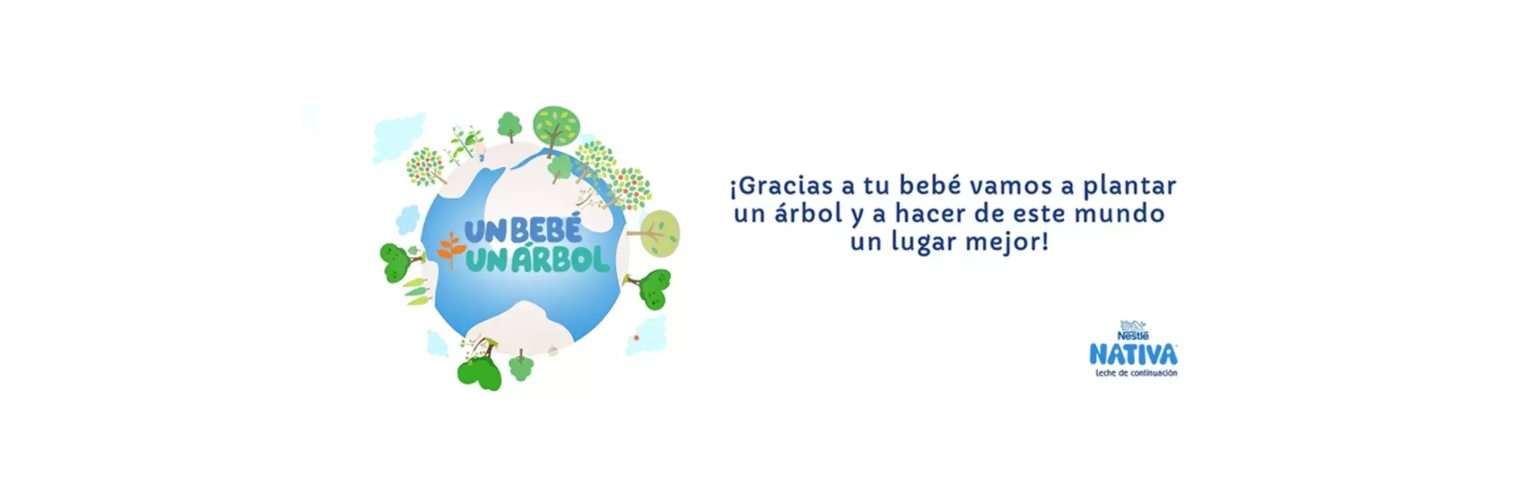 Un bebé, un árbol