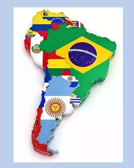 Mapa de América Latina