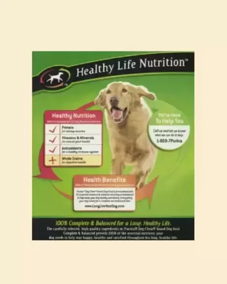 Paquete de comida para perros