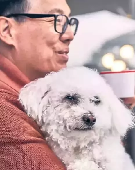 Hombre con perro