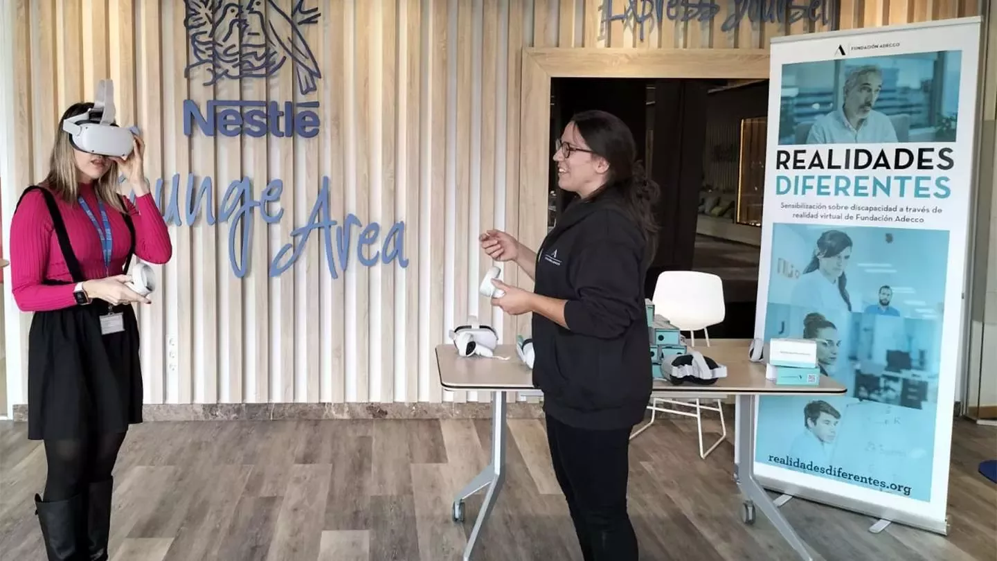 Realidad virtual trabajadores Nestlé