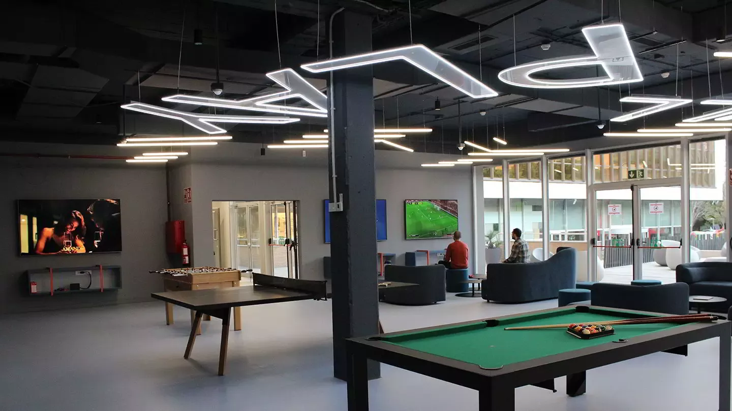 Social Area de las oficinas centrales de Nestlé en Esplugues de Llobregat (Barcelona)