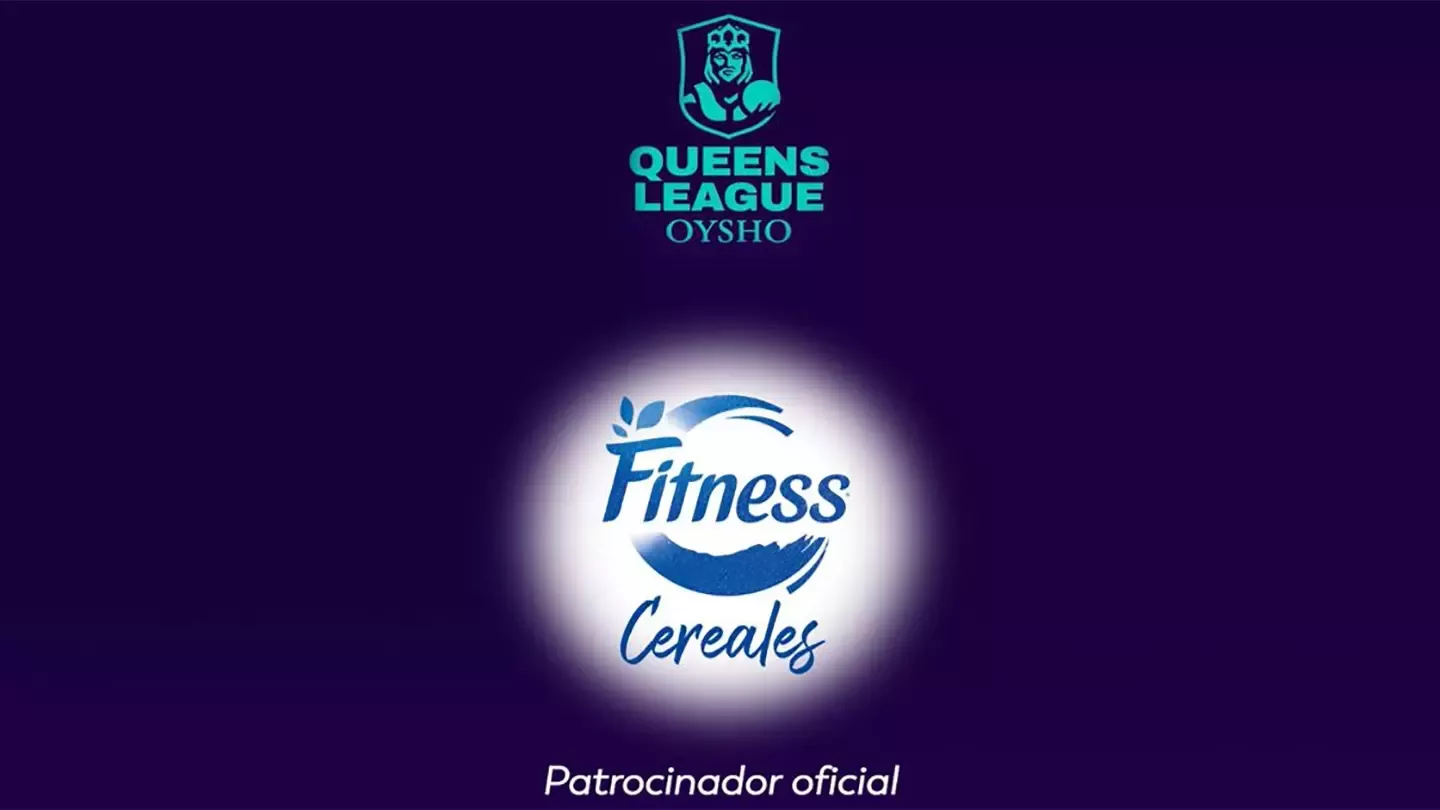 Logo Queens League y Cereales Fitness