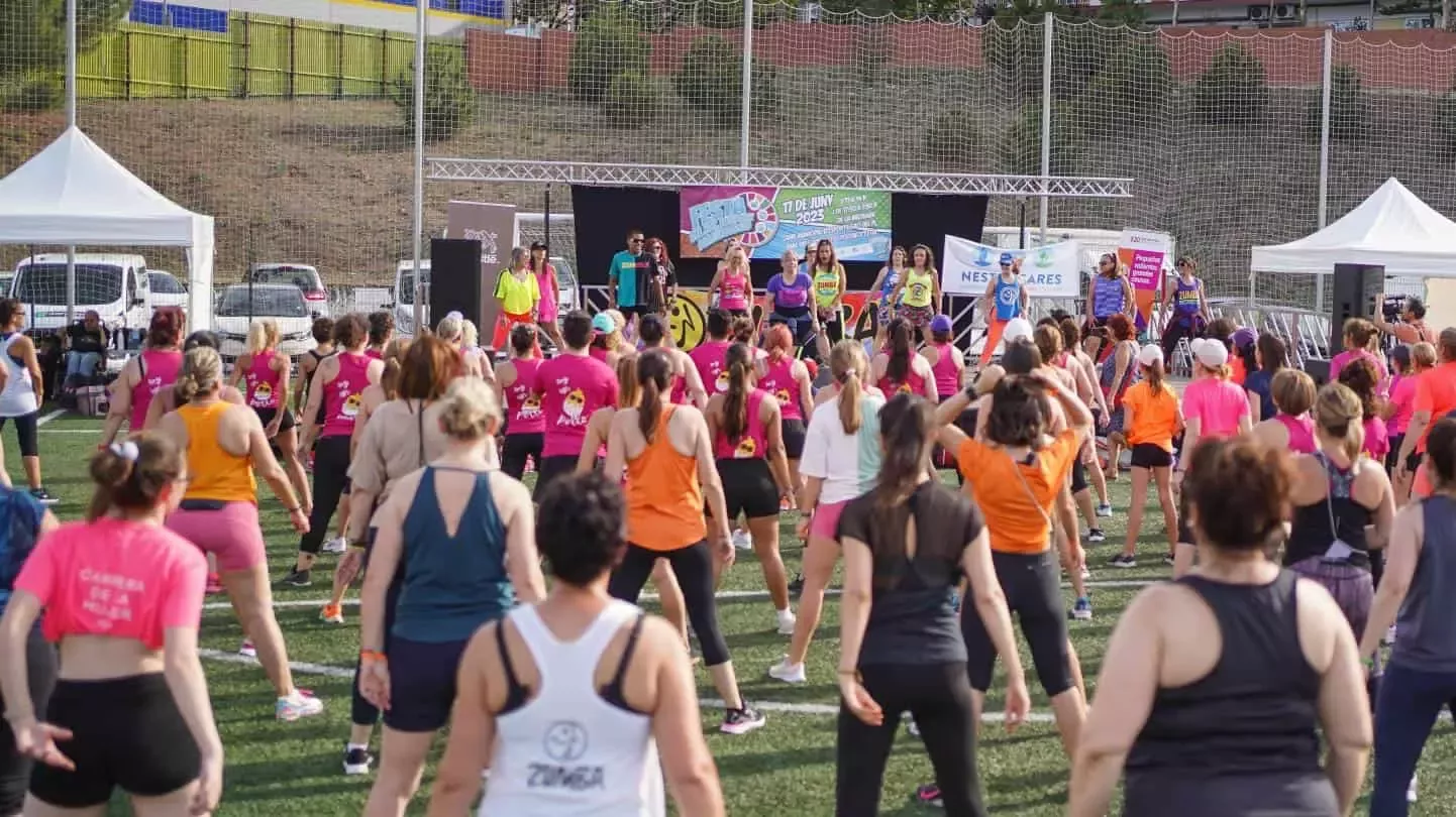 Clase solidaria de Zumba