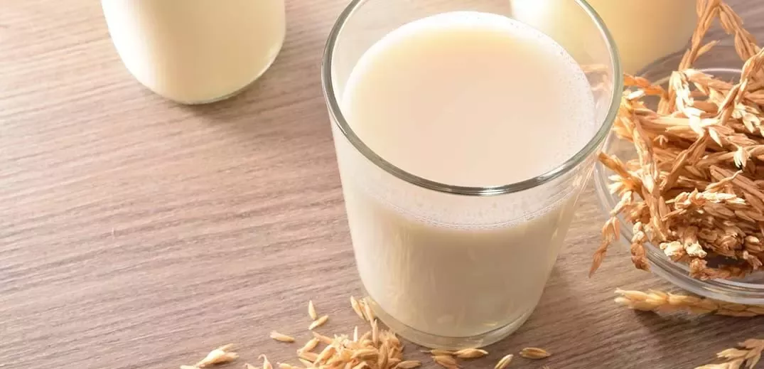 Vaso bebida de avena