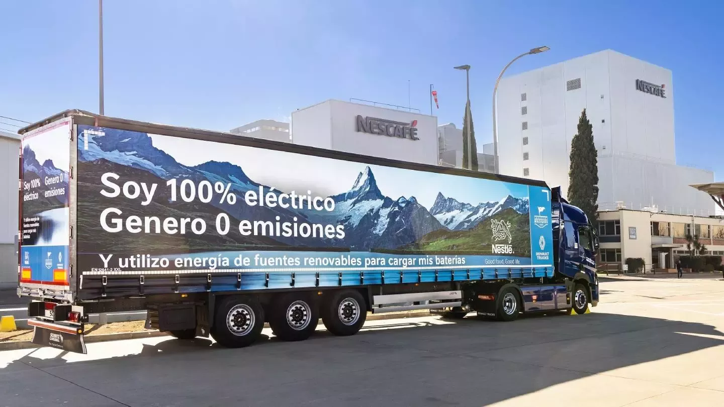 Primer camión Gama T 100% eléctrico de Renault Trucks en España