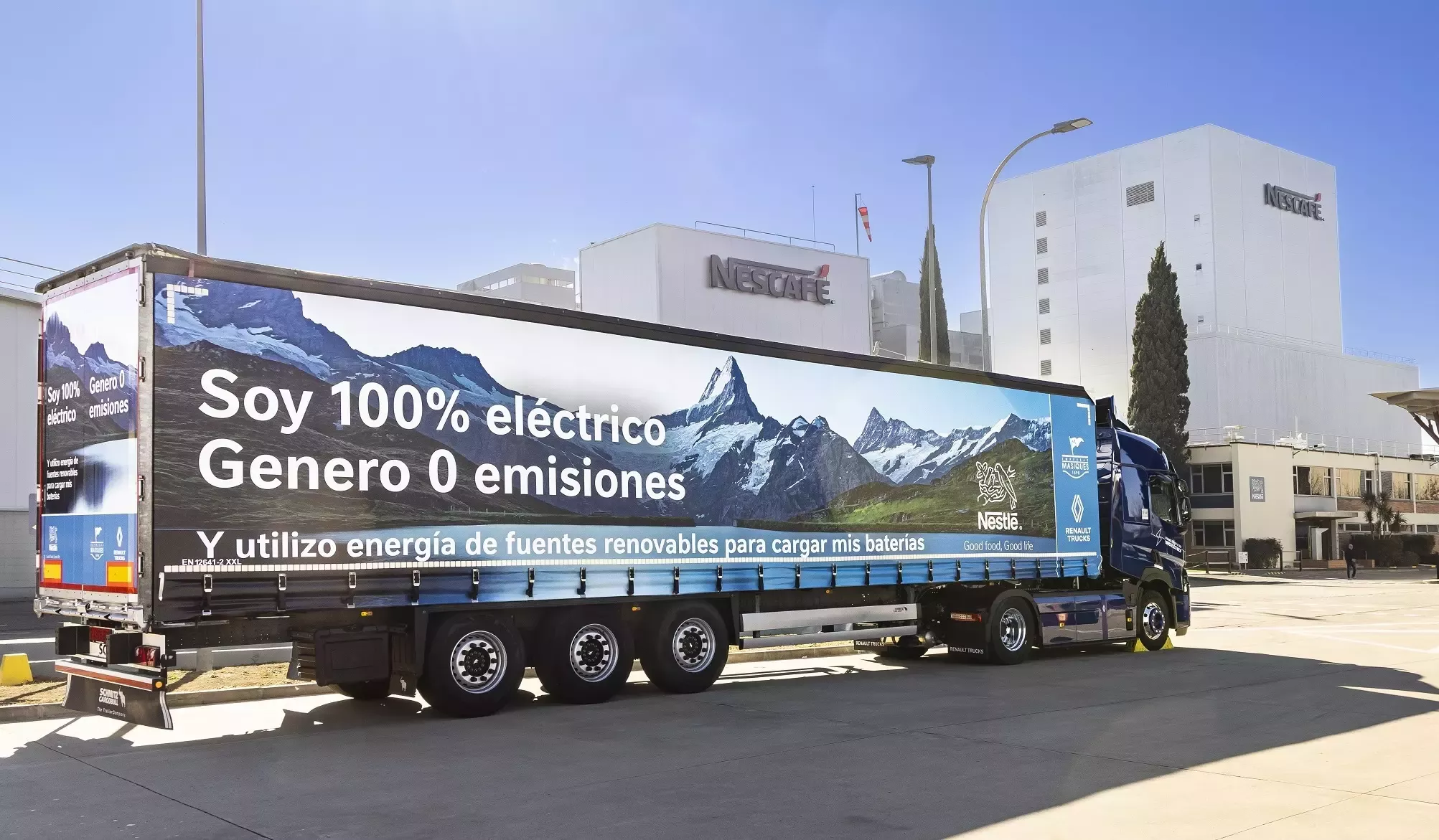 Camión Nestlé 100% eléctrico