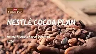 Portada del informe del Nestlé Cocoa Plan