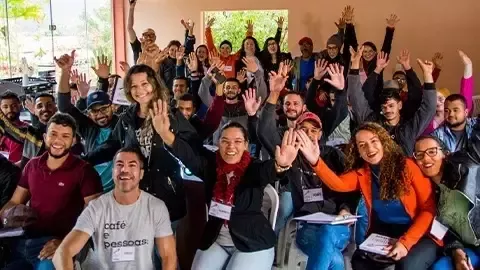 Grupo de gente joven