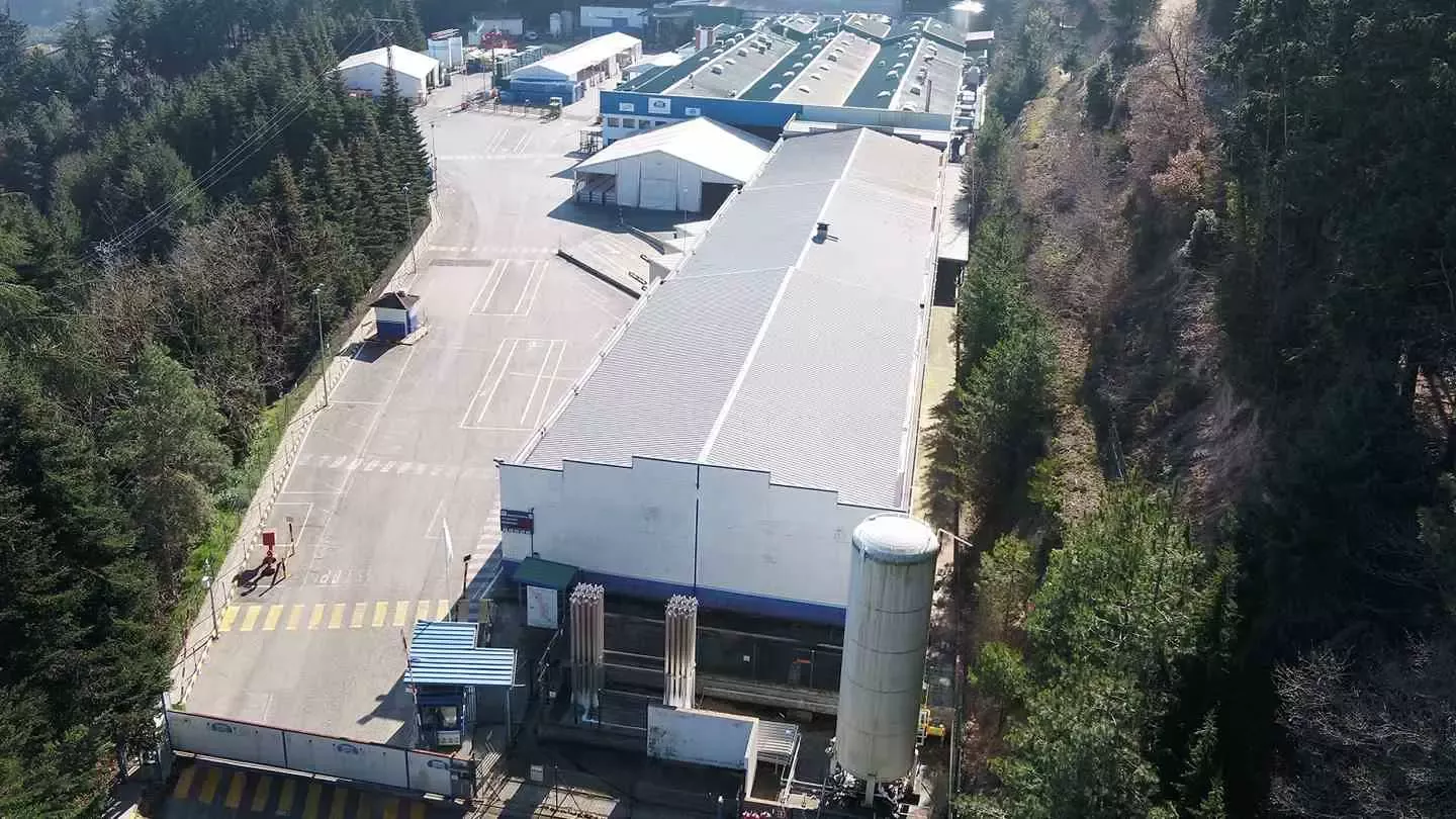Planta embotelladora de Nestlé en Viladrau