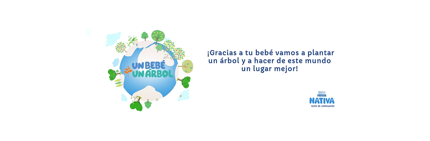 Un bebé, un árbol